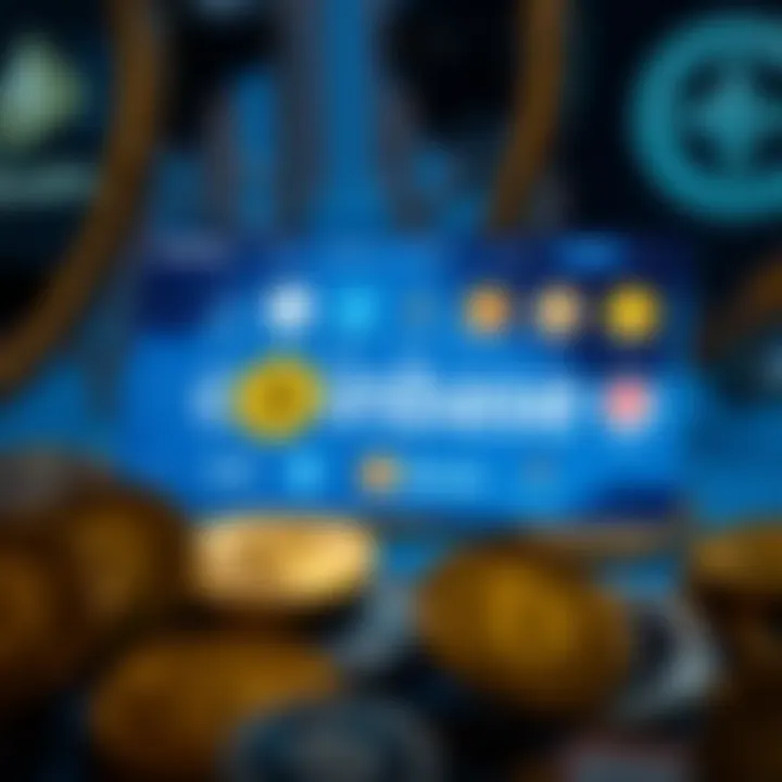 Supported Cryptocurrencies on Coinbase Illustration showing various cryptocurrencies supported by Coinbase